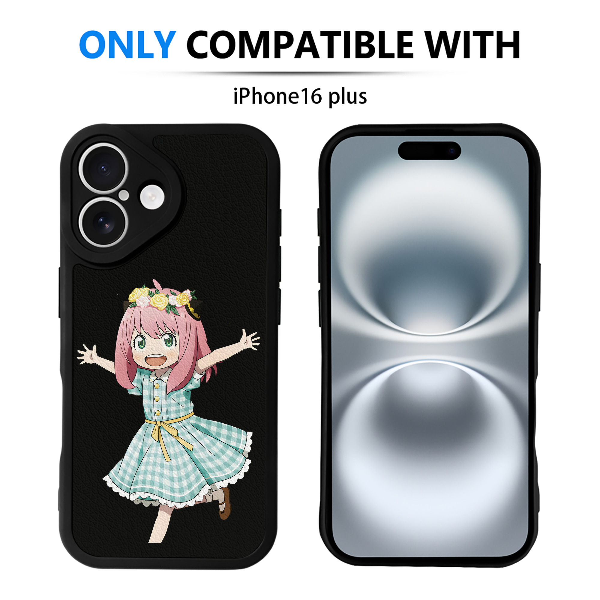 （画像用） SPY×FAMILY间谍家家酒 【iPhone 16シリーズ対応】シリコンスマホケース（レザー調） 材質：シリコン